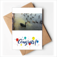 thumbnail image 1 of Swan Go Away Art Deco Fashion Wedding Cards Congratulations Greeting Envelopes, 1 of 3