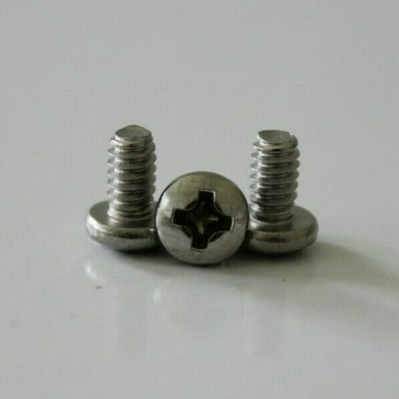 

#6-32 Machine screws Phillips pan head Stainless steel 18-8 / 304 (1/4in. 100)