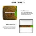 thumbnail image 5 of Tissue Sunflower Box Cover Holder, Square by Xecao - Leather Decorative Organizer for Tabletop, Bathroom, Car, Office, 5 of 8