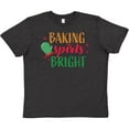 thumbnail image 3 of Inktastic Christmas Baking Spirits Bright with Green Oven Mit Youth T-Shirt, 3 of 5
