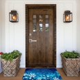 thumbnail image 6 of Bath Mat for Bathroom Christmas Snowflake Blue Xmas Winter Rugs Shower Mats Memory Foam Rug Non Slip Floor Small Carpet Soft Light Absorbent Washable for Home Hotel Decor 15.7 X 23.6 inch, 6 of 6