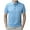 Sky Blue4, variant on Maean Mens Silky Shirts Summer Lightweight Short Sleeve Collared Golf Shirt Casual Althetic Tops