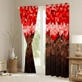 thumbnail image 3 of Castle Fairy Female Men Women Pixelated Blocks Miners Black Out Curtains,Video Game Gamepads Curtains Pack of 2 (42x63 Each),Geometric Plaid Patchwork Bedroom Curtains,Lightweight Room Decor, 3 of 6