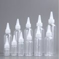 thumbnail image 2 of Botellas de plástico transparente exprimir botellas de tinta pegamento vacío contenedor organizador botella dividida botella dispensadora botellas huangjie unisex, 2 of 2