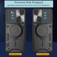 thumbnail image 2 of A03s Case, for Samsung Galaxy A03s Phone Case Metal Stand Ring Holder,Camera Lens Protector for Galaxy A03S,Slim Full Protection Shockproof Cases Cover for Women Men (Black), 2 of 14