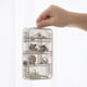 thumbnail image 5 of Joyero portátil de doble compartimento, de plástico transparente, para guardar pendientes, organizador duradero, con 10 compartimentos, minicaja de plástico., 5 of 5