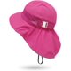 thumbnail image 3 of Sombrero para el sol de verano para niños y niñas, con protección UPF 50+, ala ancha, cuello y solapa, para jugar en la playa, de 2 a 7 años, 3 of 5