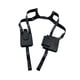 thumbnail image 1 of Bolso de hombro oculto bajo el brazo de piel sintética para mujer y hombre, elegante y antirrobo. Negro, 1 of 9