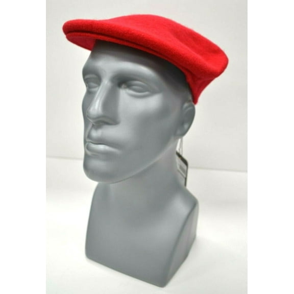 Mens Bruno Capelo Red Ivy Cap 100% Wool Hat