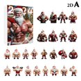 thumbnail image 3 of Calendario de Adviento de Papá Noel con músculos fuertes Calendario de Adviento 2024 Decoración navideña Pequeño colgante Caja de regalo Figura de juguete divertida para niños, 3 of 5