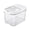 White, variant on DICEWEN Grain Rice Storage Bin Clear Moisture Proof Bedroom Dormitory Food Collection