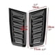 thumbnail image 2 of 2x Engine Hood Vent For Bmw E60 E90 E91 E92 E93 F30 F10 Louvers Air Scoop Bonnet Vent Cover Air Intake Cover Glossy Black, 2 of 5