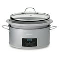 thumbnail image 5 of Betty Crocker 6-Quart Oval Digital Slow Cooker, Programmable Crock Pot Up to 20 Hours, Electric Cooking Pot with LCD Digital Display, Removable Stoneware Crock Liner, Betty Crocker Cookbook,Silver, 5 of 5