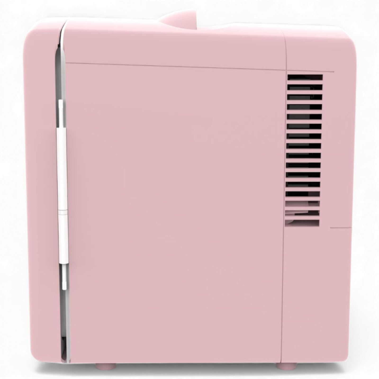 Restored Frigidaire 18 in. 6-Can 4-Liter Mini Beverage Cooler in Pink EFMIS186-B-PINK, Includes 110V home power cord & 12V DC car adapter (Refurbished)