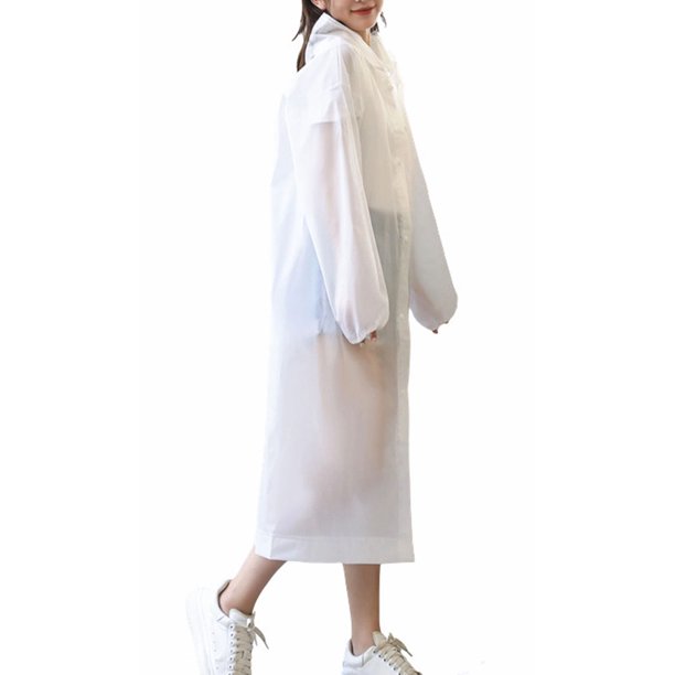 Chubasquero (paquete de 2) - Poncho de lluvia EVA para mujeres y hombres, chubasquero reutilizable