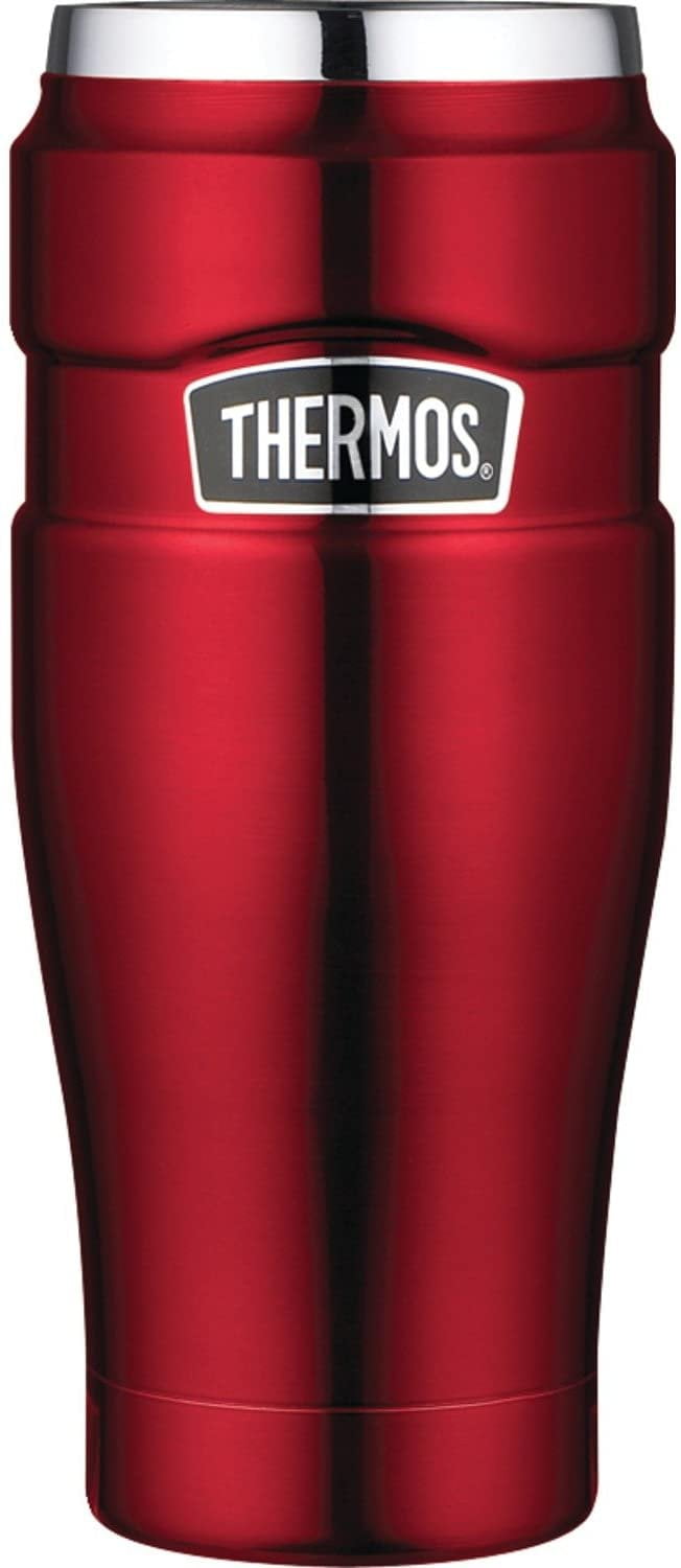 Thermos Stainless King 16-Ounce Travel Tumbler, Cranberry