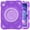 Purple, variant on ELEHOLD Kids Case for iPad 10th Generation 10.9" 2022, Three-Layer Heavy Duty Rugged Shockproof Case with 360° Rotatable Folding Handle Grip Kickstand Crossbody Shoulder Strap for iPad 10th Gen,Cyan