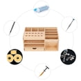 thumbnail image 4 of Tool Parts Box, Fine Workmanship Classified Storage Synthetic Wood Scratch Repair Tool Organizer For Studio, 4 of 5