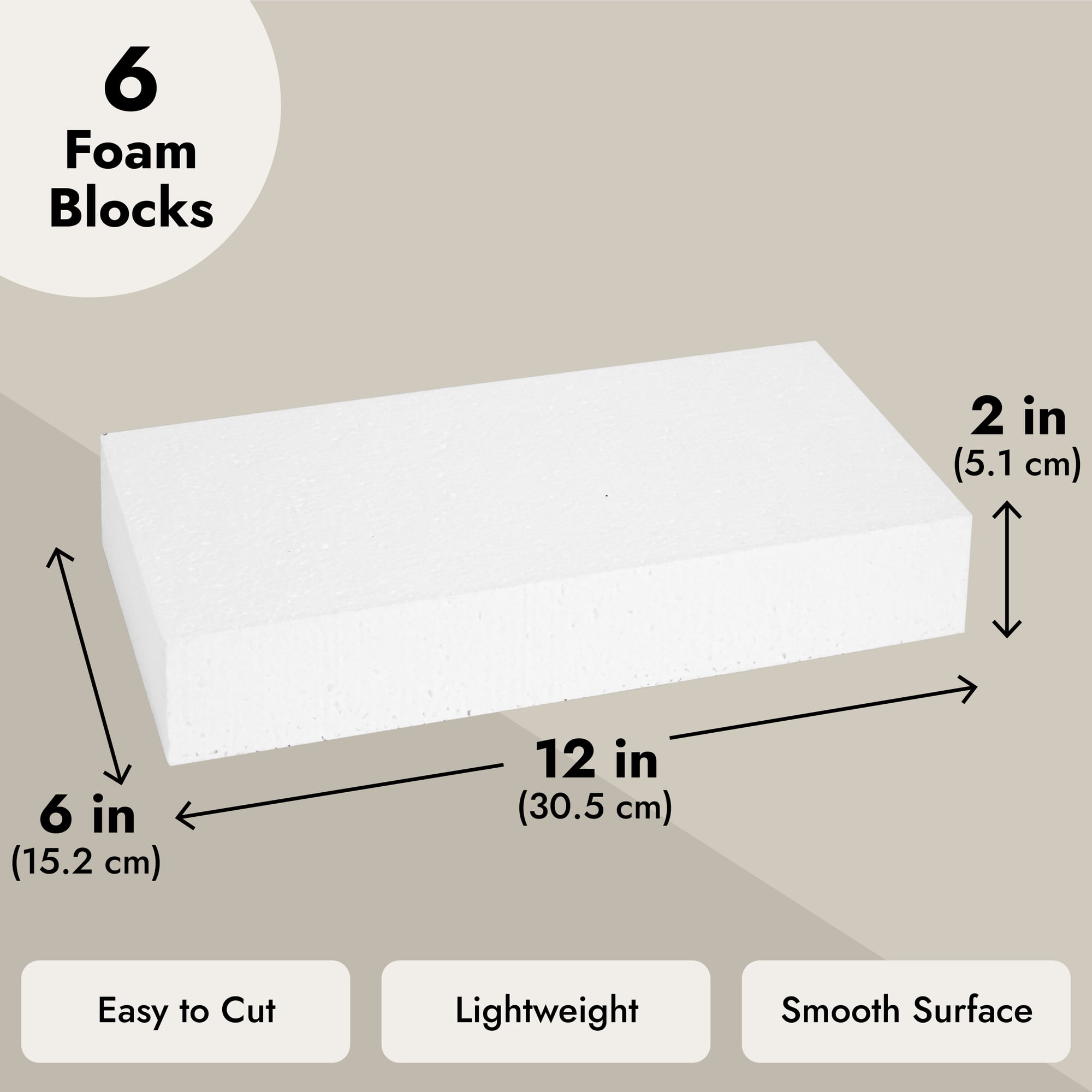 Buy F Fityle 5 Pack Foam Blocks Rectangle High Density Blocks Foam