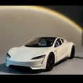 thumbnail image 2 of 1:24 Scale Alloy Tesla Roadster Sport Car Model Diecast Metal Toy Vehicles Convertible Car Toy Boy Gift Collective Home Decor, 2 of 7