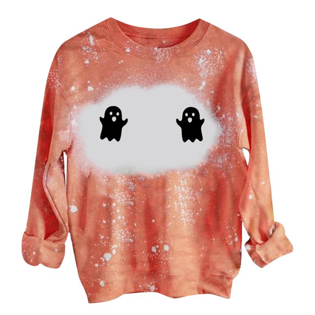 Moda mujer casual manga larga impresa damas sudaderas tops Fridja fksj1407