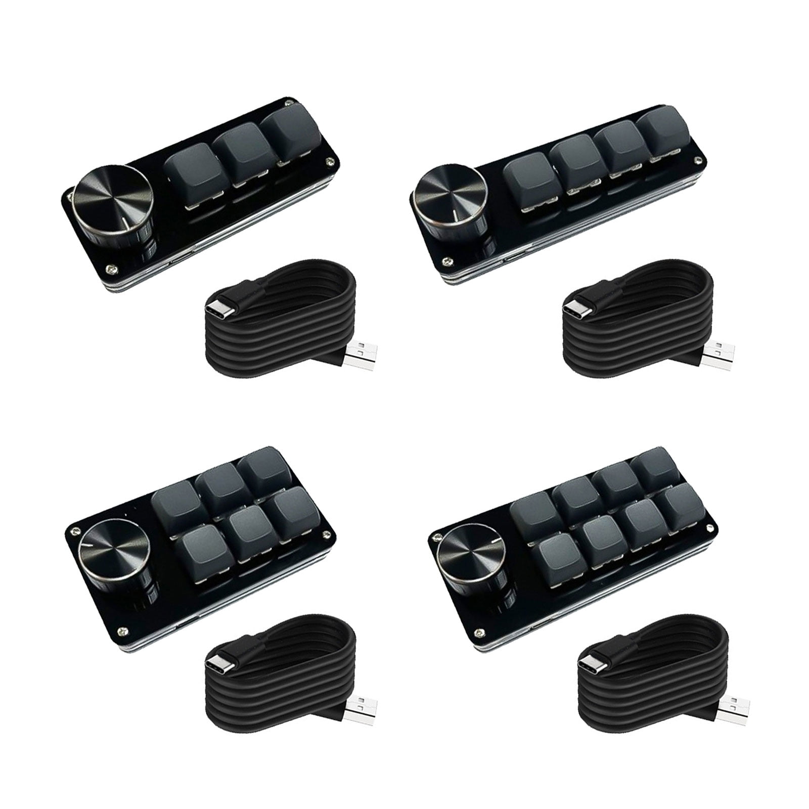 Ergonomic Keyboards with Customs Knob,for Gaming and Productivity Tasks Customizable Buttons Progammable Keyboard
