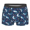 thumbnail image 3 of Haiem Sea Sharks Men's Boxer Briefs, Every Day Comfort Stretch Cotton Moisture-Wicking Underwear-XX-Large, 3 of 8