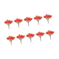 thumbnail image 3 of HILABEE 10 Pieces Model Tree Train Scenery Layout for Building Kits DIY Crafts Scene Red Maple, 3 of 9