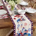 thumbnail image 3 of 4th of July Table Runner America Flag Patriotic Decoration for Home Kitchen Dining Table Farmhouse Decor 13x72inch, 3 of 6