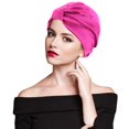 thumbnail image 3 of 1PC Women Imitation Silk Double-layer Night Cap Cross Twisted Hair Cap Headgear, 3 of 3