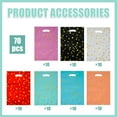 thumbnail image 3 of 70 Pcs Stars Party Favor Bags, 6.3" x 9.45" Bulk Small Goodie Gift Bags for Birthday Party, Baby Shower, Wedding, Thanksgiving, Christmas, New Year (7 Colors), 3 of 8