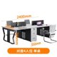 thumbnail image 1 of Corner Executive Office Desk Study Drawers Gaming Workbench Desktop Cheap Office Desk Modern Scrivania Angolare Furniture HDH My Lux Decor Round, 1 of 11