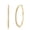 gold 30mm, variant on Oval Hoop Earrings for Women - 14K Gold Plated 925 Sterling Silver CZ Diamond Hoops,Hypoallergenic Lightweight Gift Box
