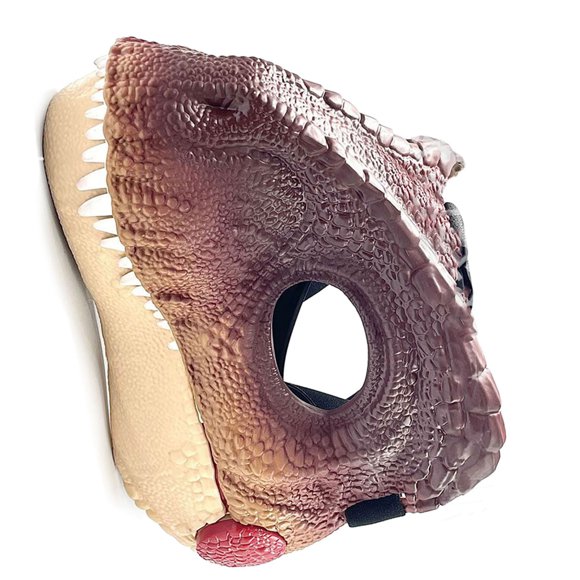 Eye Catching Dinosaur Mask, Animal Full Head Mask Movable Mouth Party Cosplay Props for Costume Party Carnival