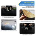 thumbnail image 2 of Qxltty Flaming War Horse Car Windshield Sunshades Foldable UV Rays Sun Visor Protector Keep Your Vehicle Cool 55×27.6in, 2 of 8