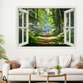 thumbnail image 7 of 3D Forest View Removable Window Wall Sticker, Nature Landscape Decal for Home Decor, 7 of 7