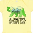 thumbnail image 4 of Inktastic Yellowstone National Park Mountains and Bear Shape Boys or Girls Baby Bodysuit, 4 of 5