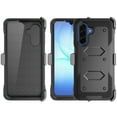 thumbnail image 6 of Tekcoo for Samsung Galaxy A17 5G Case with [Built-in Screen Protector] Holster Belt Clip and Kickstand, Shockproof Heavy Duty Full Protective Phone Case Rugged Cover for Galaxy A17 5G - Black, 6 of 9