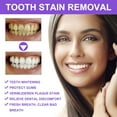 V34 Purple Teeth Whitening Toothpaste Whitens Teeth and Cleans Teeth