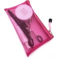 thumbnail image 2 of Multipurpose Nylon Mesh Pouch 5pcs - Makeup Bag Travel Organizer Cosmetic Case, 2 of 7