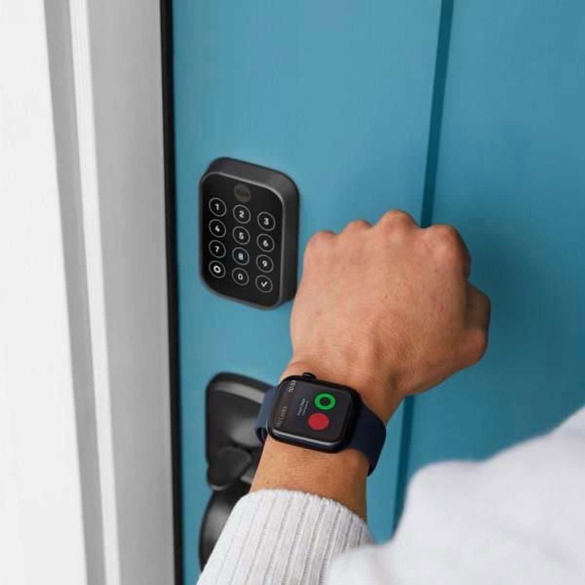 YALE ASSURE LOCK 2 KEY-FREE AVEC WI-FI BLACK SUEDE