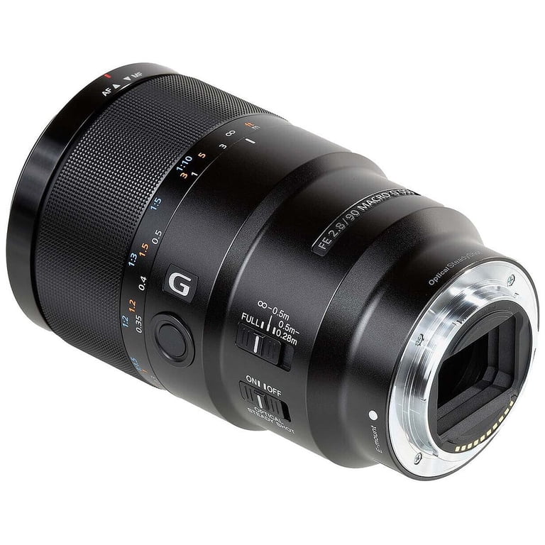 Sony FE 90mm f/2.8 Macro G OSS Lenswith Wideangle + Filter Kit +