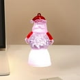 thumbnail image 3 of nvzhuang Christmas Light Up Snowman Figurines Santa Night Lights Christmas Desktop Ornament for Home Holiday Decor, 3 of 8