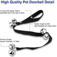 thumbnail image 2 of Sonnettes pour Chiens Cloche d’Apprentissage de la propreté pour Animal, Housetraining Chien Sonnettes Jouet D'entraînement Réglable en Longueur pour Petits et Moyens Chiens, 2 of 5