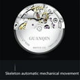 thumbnail image 2 of GUANQIN Men Automatic Mechanical Movement Stainless Steel Business Wrist Watch Sapphire Crystal Waterproof Self-Winding Clock Day Date, 2 of 5