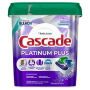 Cascade Platinum Plus Dishwasher Pods, Mountain, 47 Count