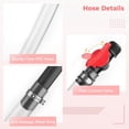 thumbnail image 4 of 2 Pcs Racing Fuel Jug Hoses with 1 Hose Bender, Transparent PVC Fuel Filler Hose with Valve, 0.78in Auto Fuel Filler Hose for Racing Cars, Lawn Mowers, Motorcycles, 4 of 7
