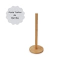 thumbnail image 5 of Porta Rollo Papel Dispensador Servitoallas Soporte Bambú ELLEGANCE HOUSEWARE PH36032, 5 of 5