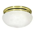 thumbnail image 3 of SF77/986-Nuvo Lighting-Two Light Large Flush Mount-12 Inches Wide by 6 Inches High-Polished Brass Finish, 3 of 7
