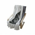thumbnail image 4 of Bunny Soft Flannel Fleece Throw Blanket, Christmas Theme Rabbit Silhouette in Pencil Drawing Sketchy, Cozy Plush for Indoor and Outdoor Use, 50" x 70", Vermilion Charcoal Grey, by Ambesonne, 4 of 6